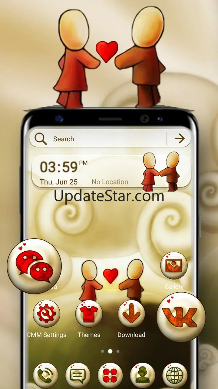 Cute Love Launcher Theme 2.9