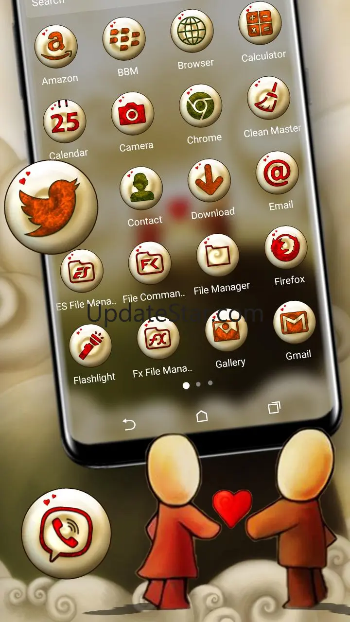 Cute Love Launcher Theme 2.9
