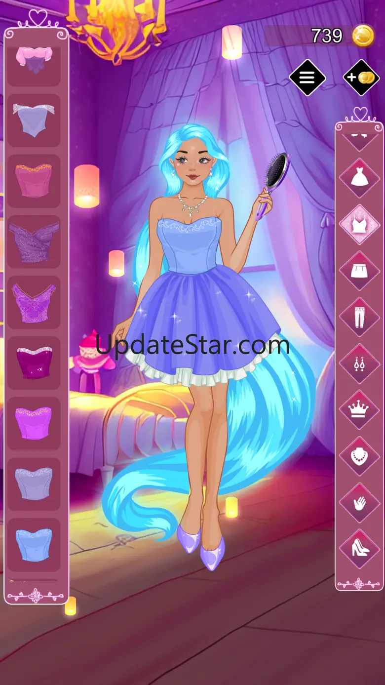 Golden Hair Princess Dress up 1.2.4