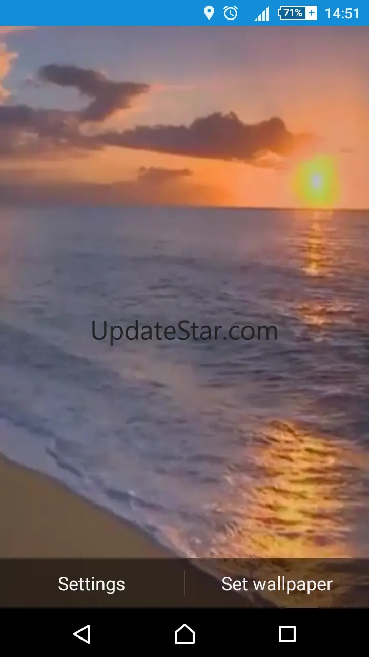 Sunset Beach Live Wallpaper 3.0