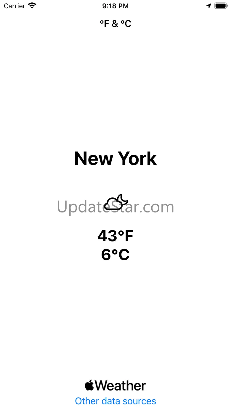 °F and °C Weather 1.1.1