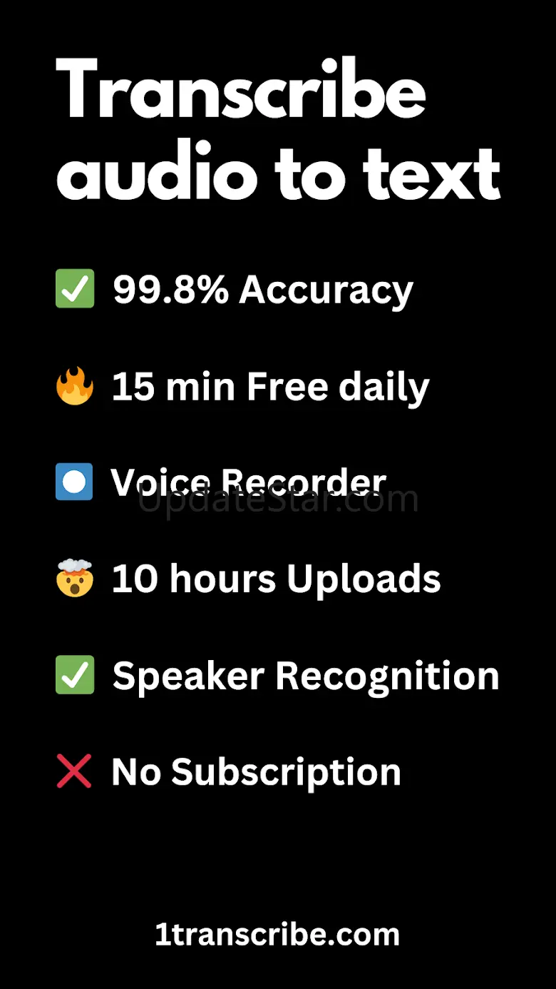 Transcribe Audio to Text 4.0.0