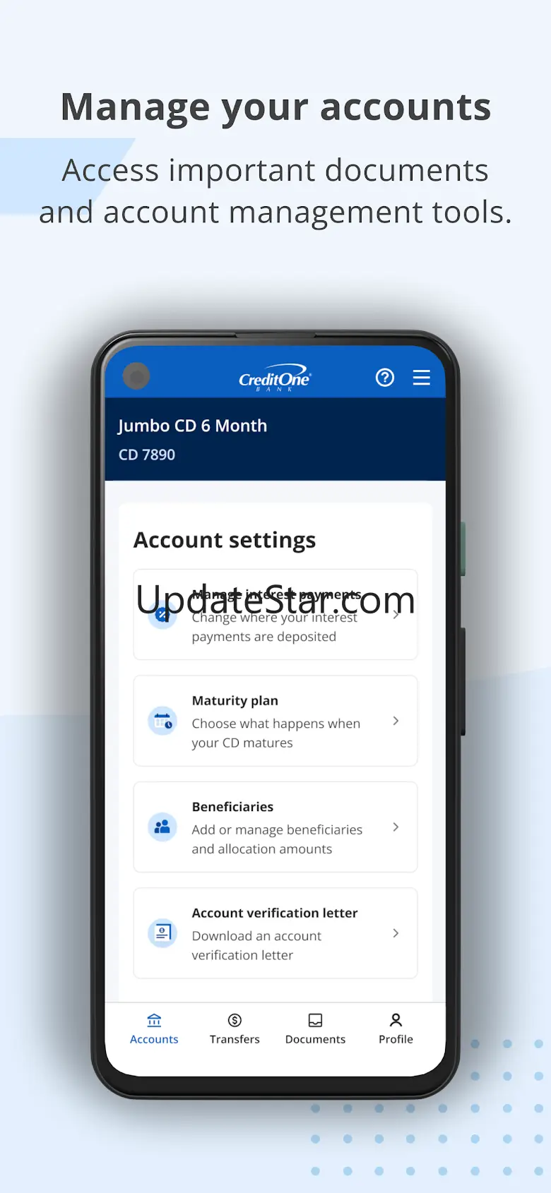 Credit One Bank Deposits 24.08.01