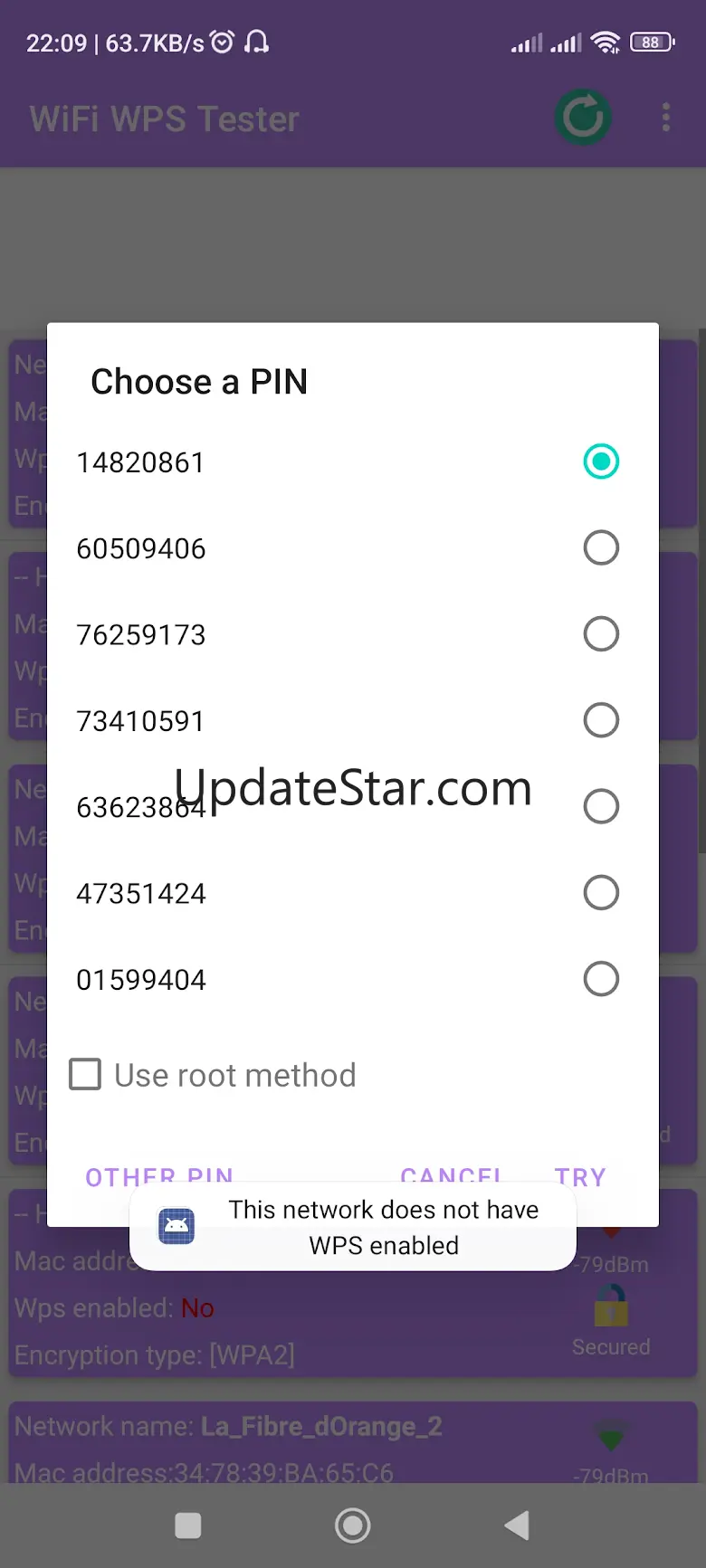 WIFI WPS TESTER ( no Root ) 1.2