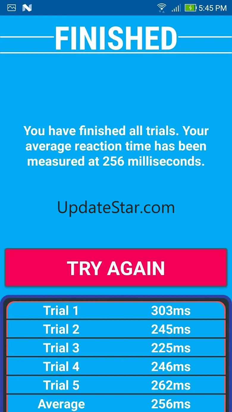Reaction Time 2.2.0