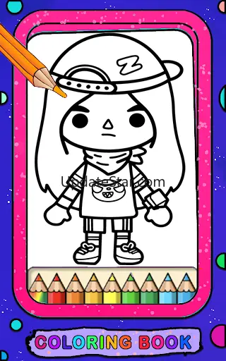 Toca Boca Coloring Book