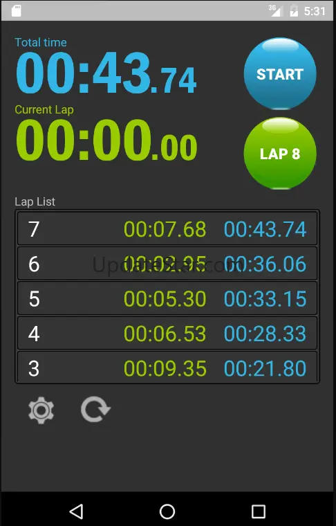 Talking stopwatch 2.0.8