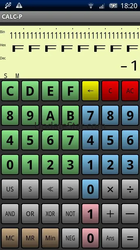 Programmer's calculator CALC-P 1.0.8