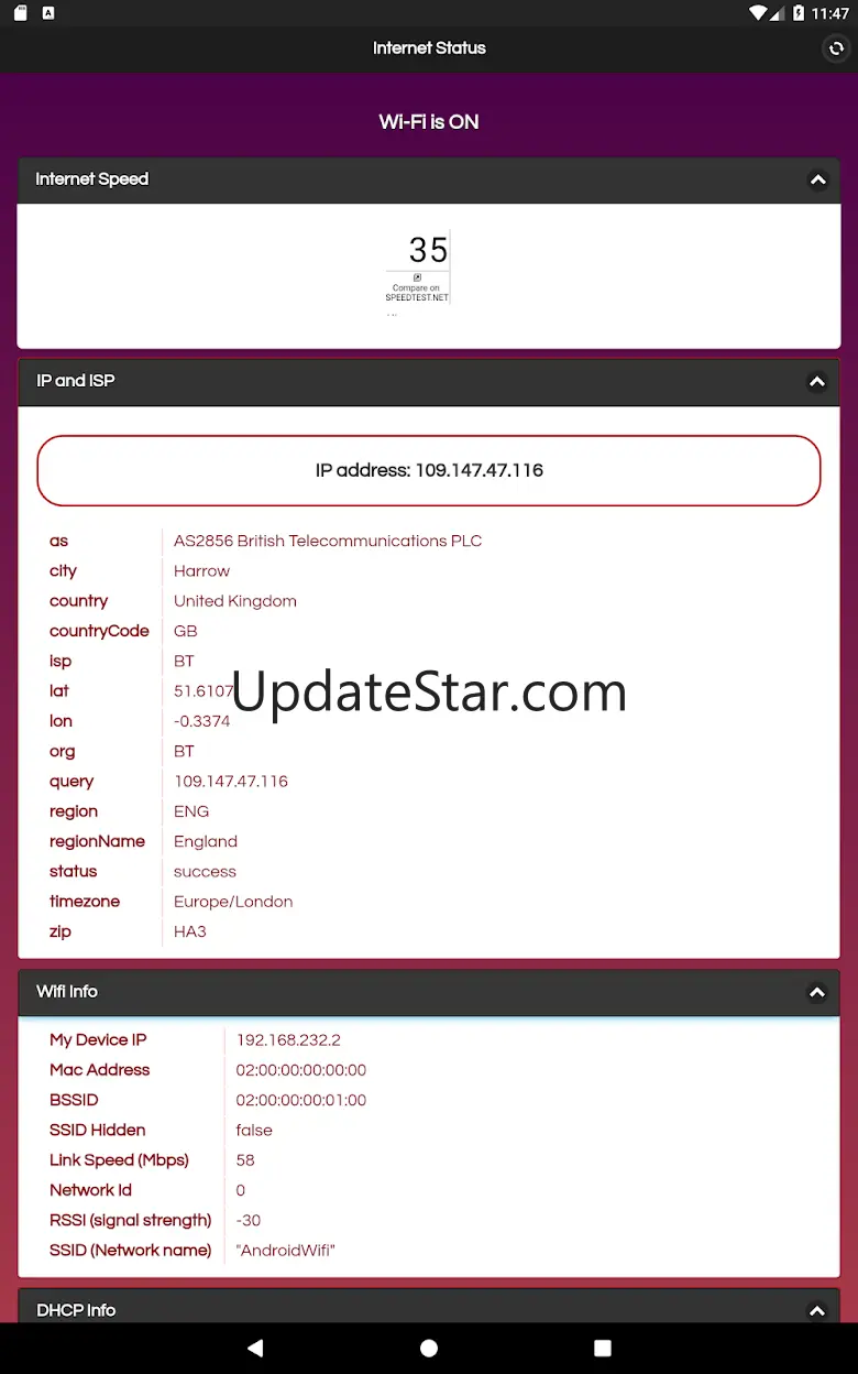 Internet Speed Test Lite 1.7