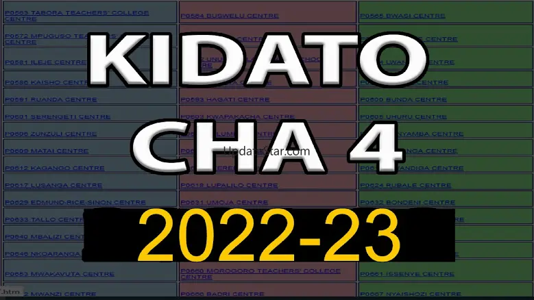 MATOKEO:ya kidato cha nne 2023 8.7.0