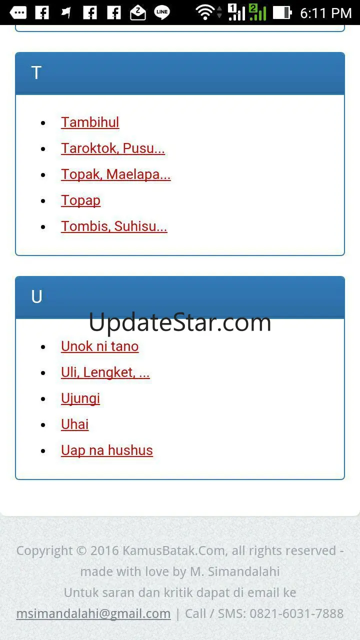 Kamus Batak 1.0.0