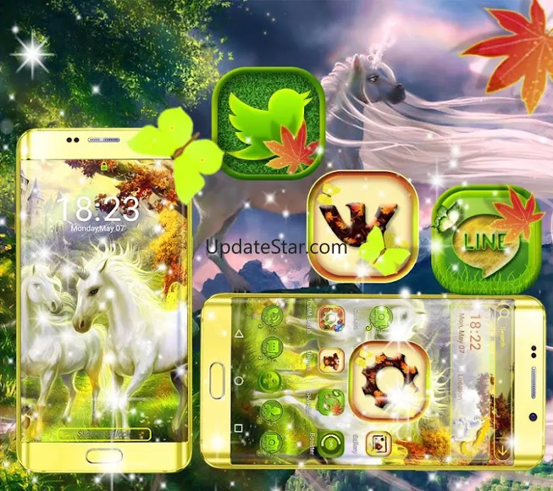 Unicorn Launcher Theme 5.0