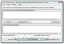 Define Multiple Words and get Multiple Word Definitions 9.0