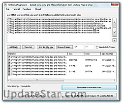 Extract Meta Data and Meta-Information from Multiple Files at Once 9.0
