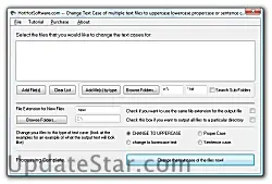 Change Text Case of multiple text files to uppercase lowercase propercase or sentence case 9.0