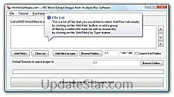 MS Word Extract Images from multiple files 9.0