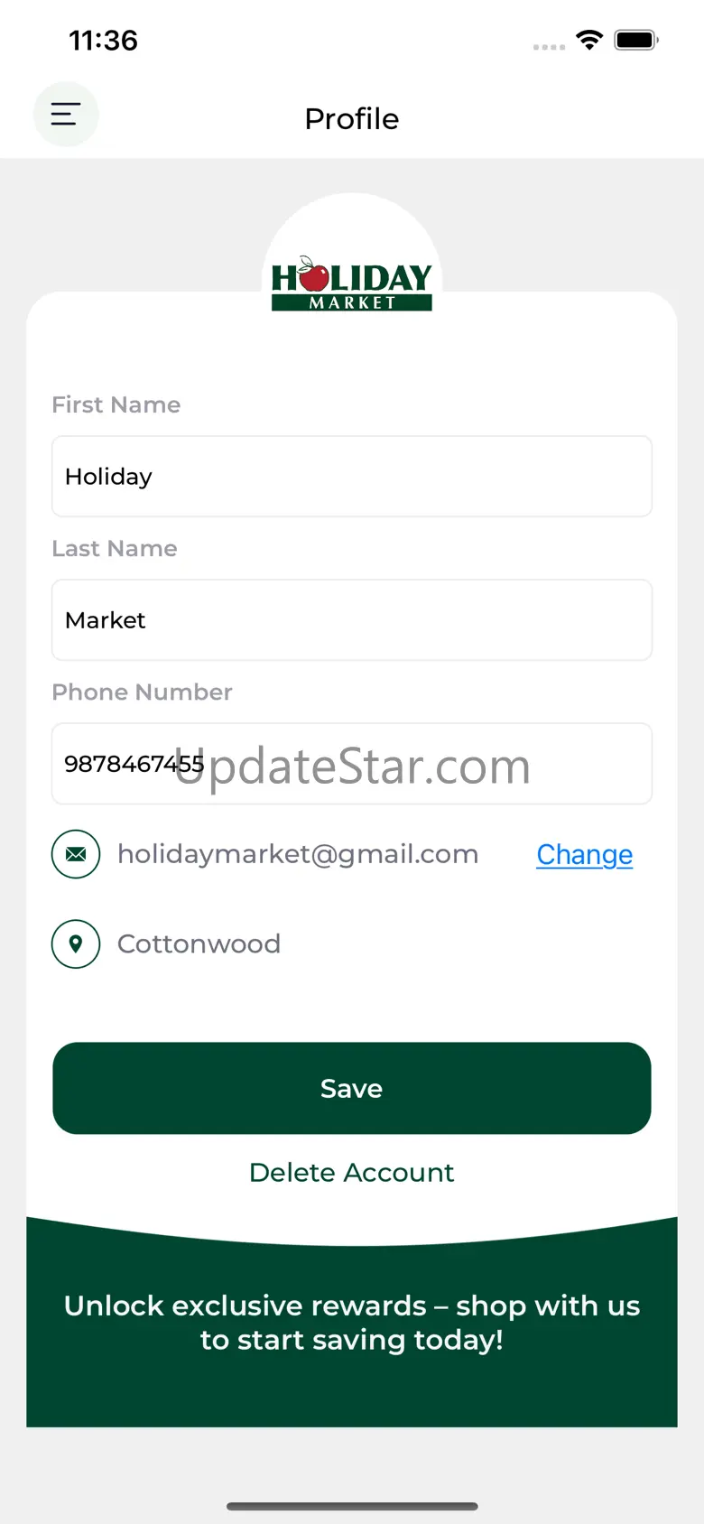 Holiday Markets Rewards 1.3
