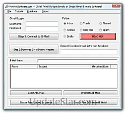 GMail Print Multiple Emails or Single Gmail E-mails 9.0