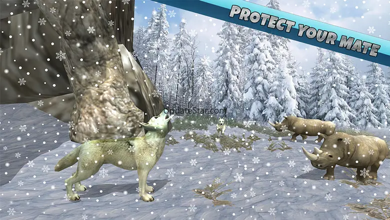 Snow Wolf Family Simulator 1.4
