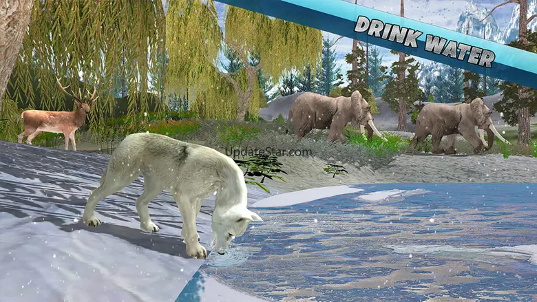 Snow Wolf Family Simulator 1.4