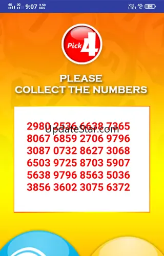 Pick 4 Lottery 4.0.4