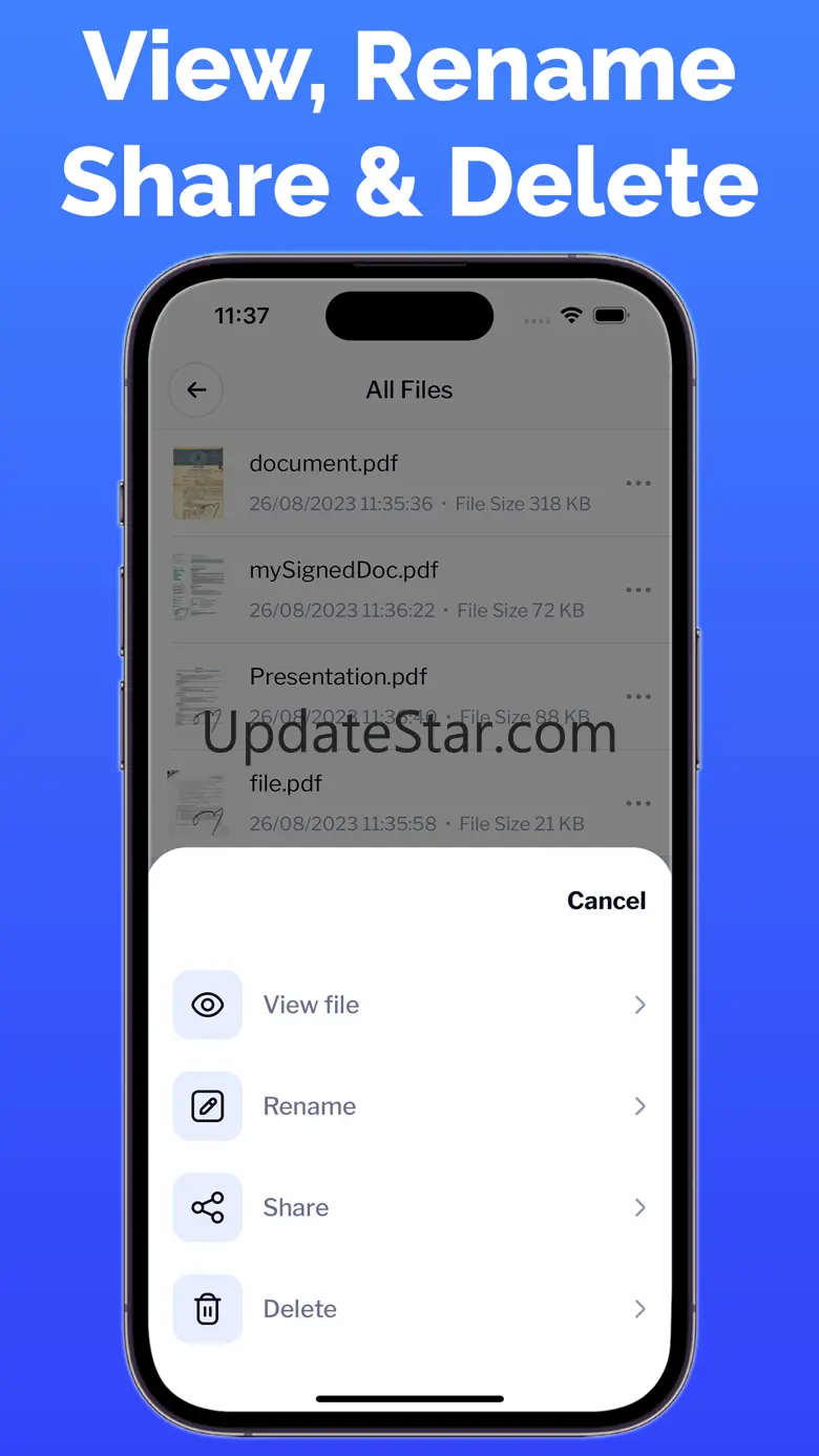 iSignature - Scan Signature 1.0