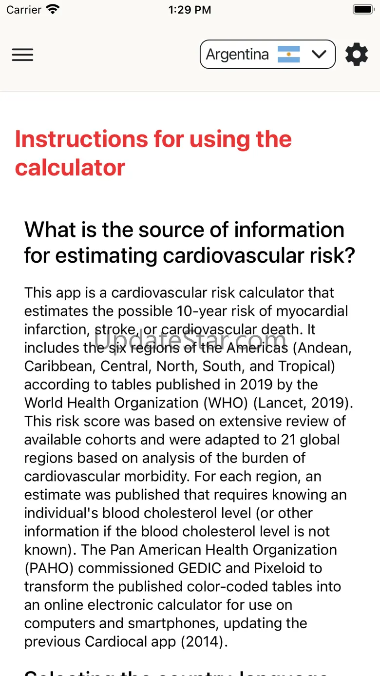 CardioCal 1.0