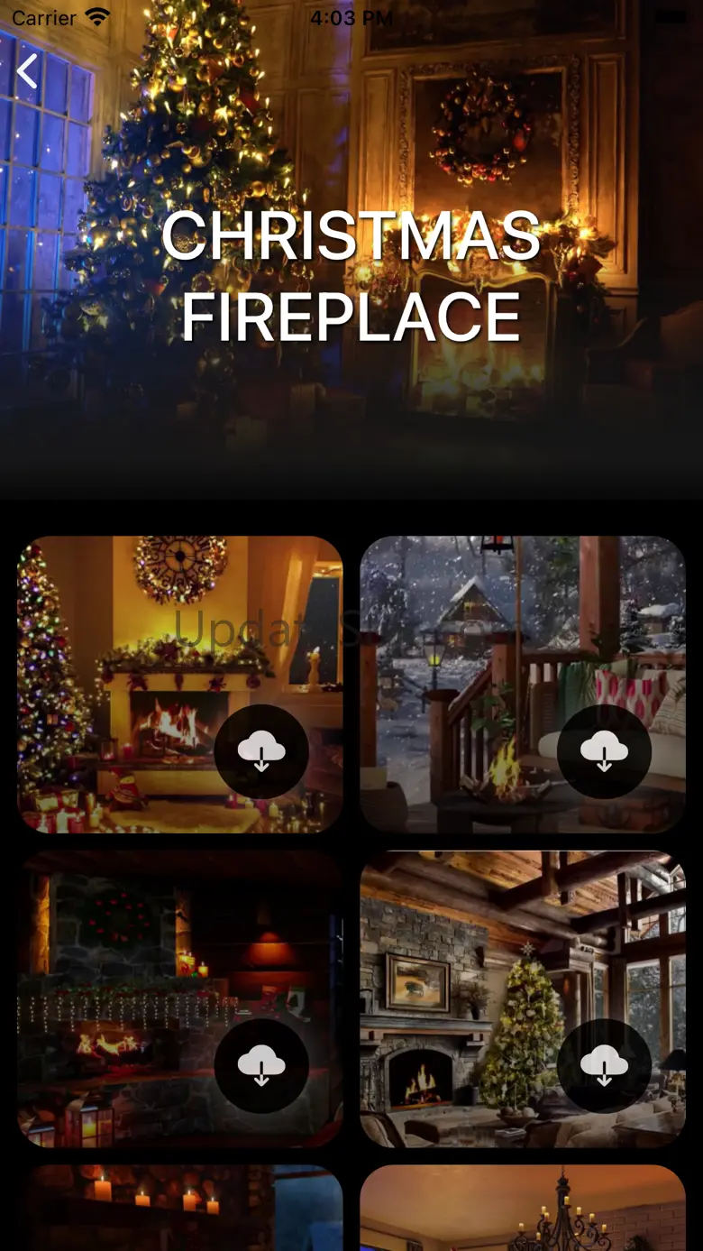 Cozy Christmas Fireplace. 1.1