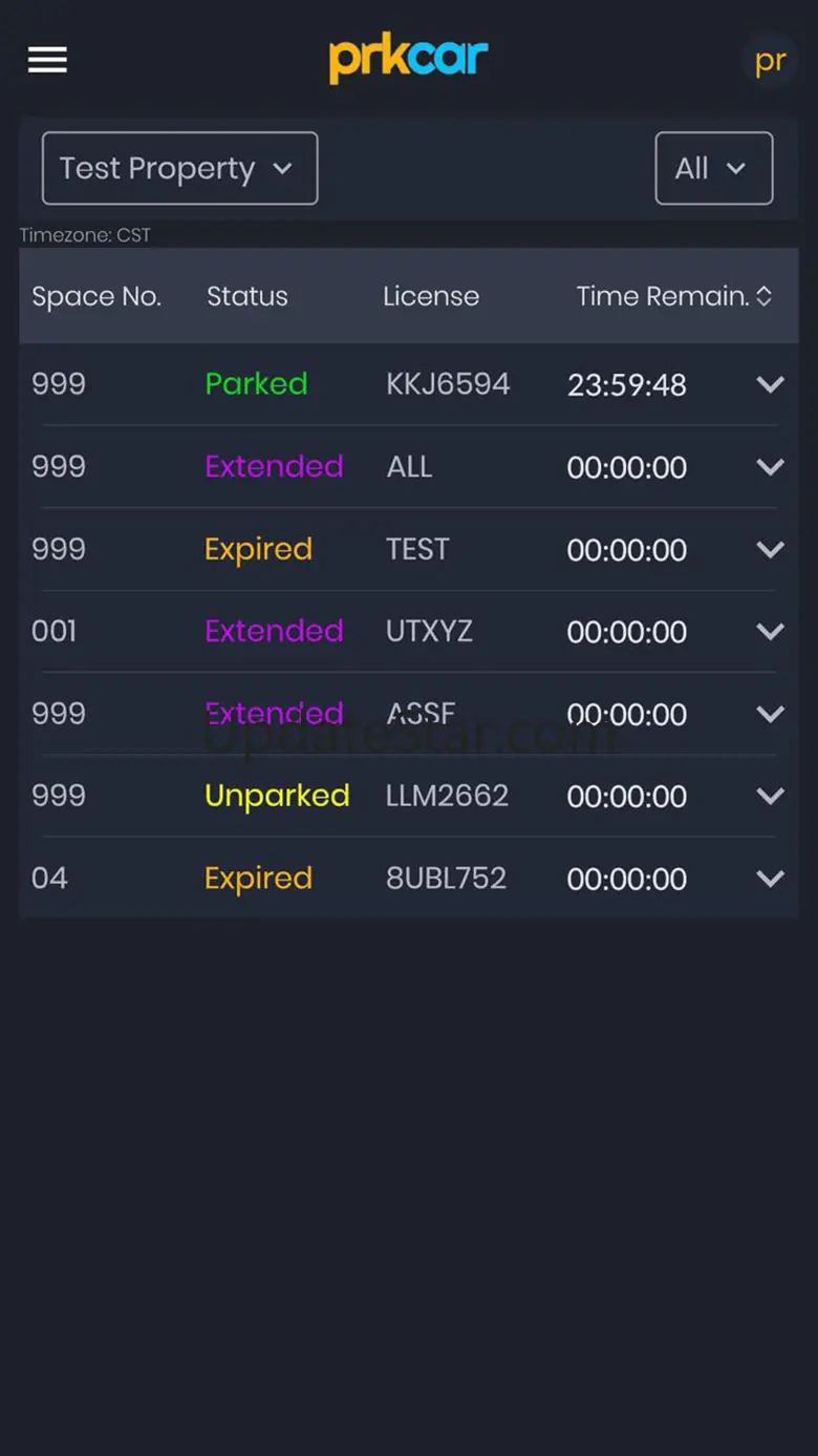 PrkCar Manager 1.0.27