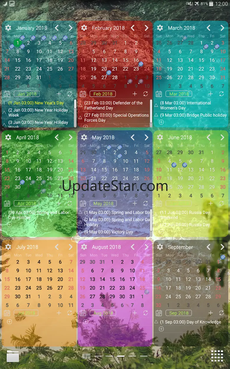 Calendar Widget Month with Age 1.0.38