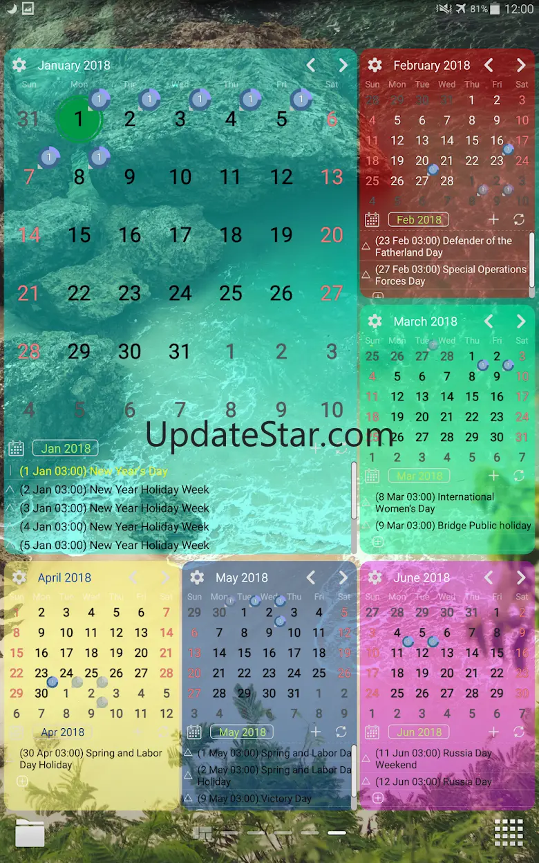 Calendar Widget Month with Age 1.0.38