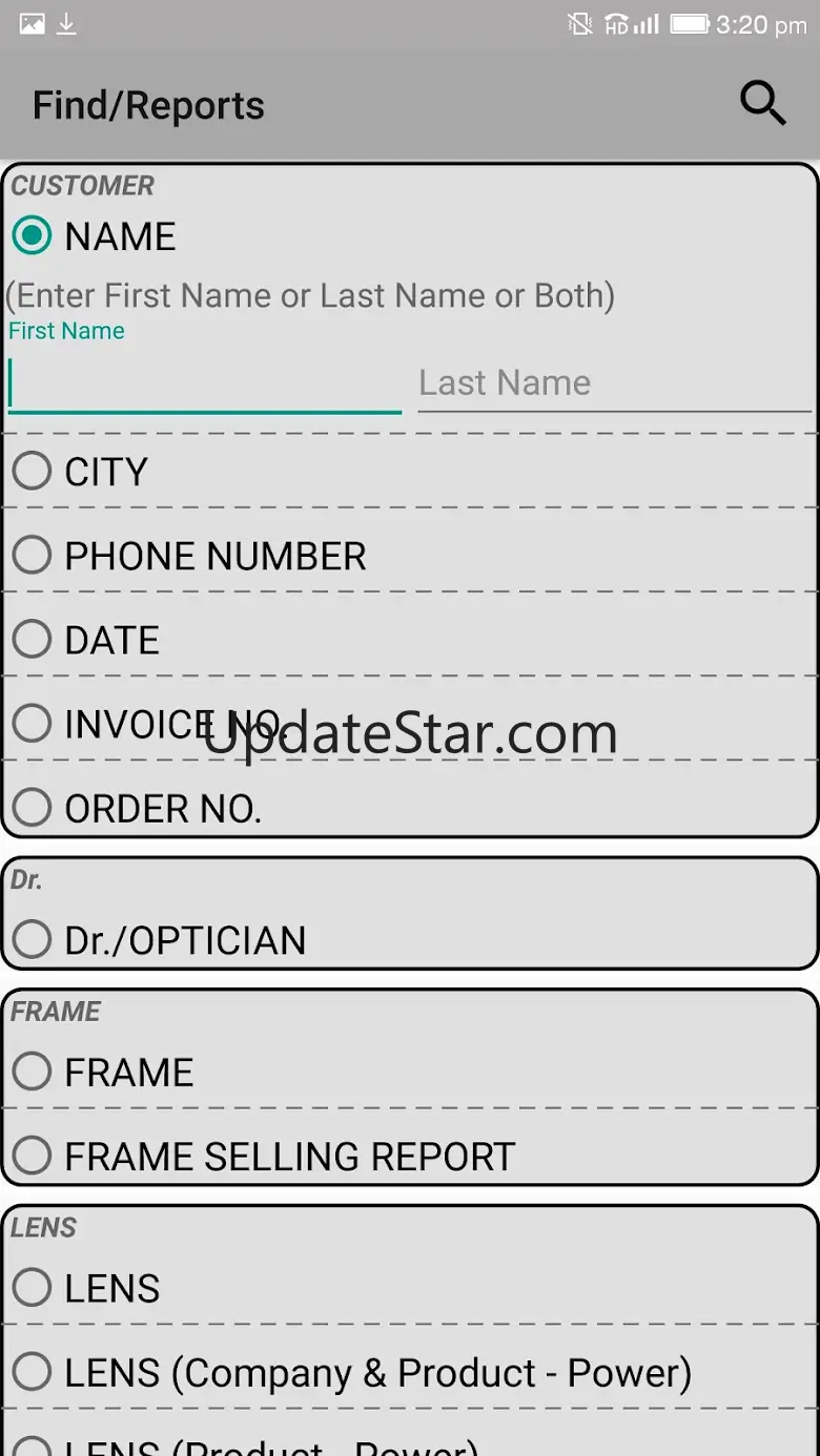 Mobi Optical -Customer Manager 6.4.5