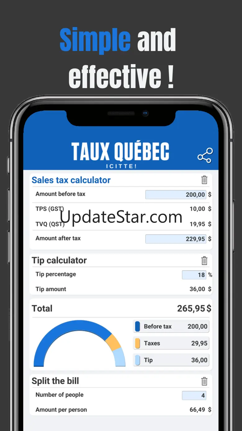 Tax Calculator Quebec GST QST 7.10