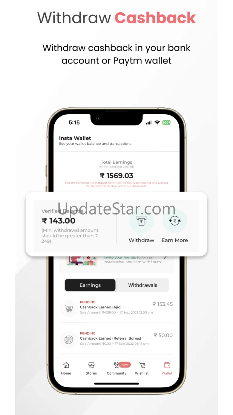 Instabachat - Shop & Earn 1.2210.1