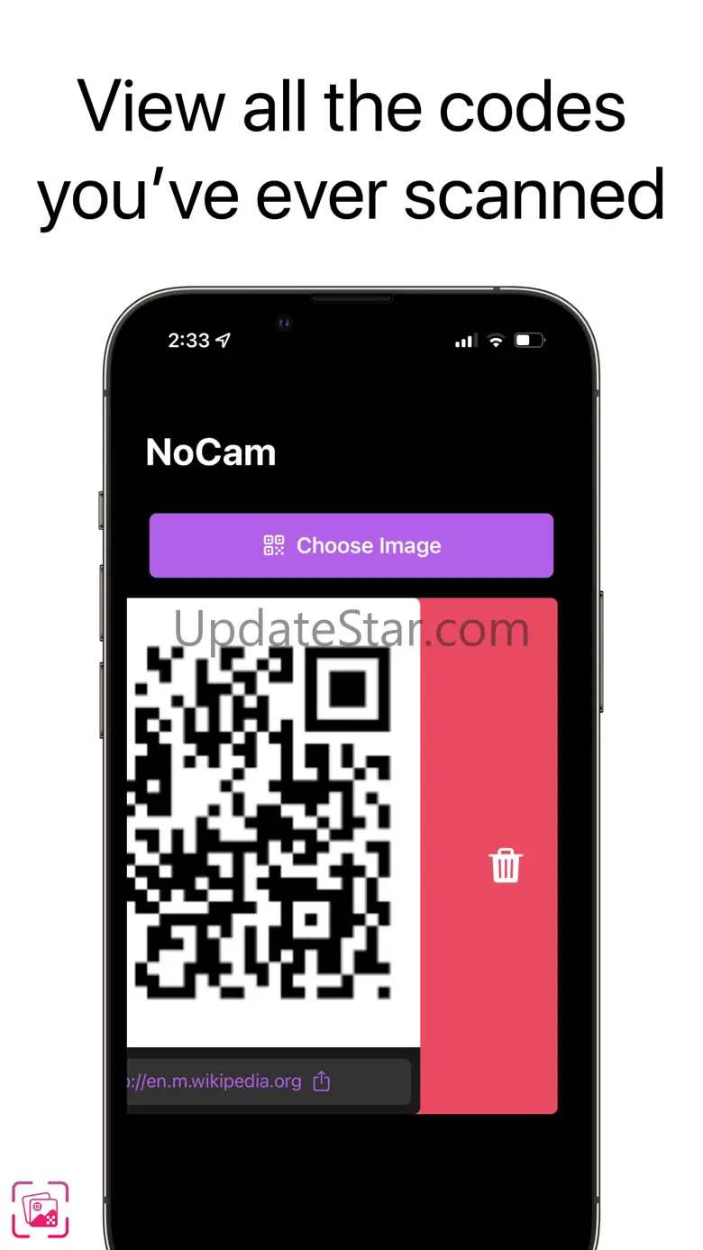 NoCam QR - Scan Your Photos 1.0