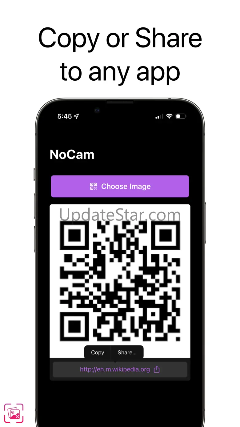 NoCam QR - Scan Your Photos 1.0