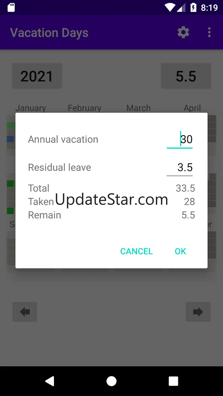 Vacation Days 1.7.3