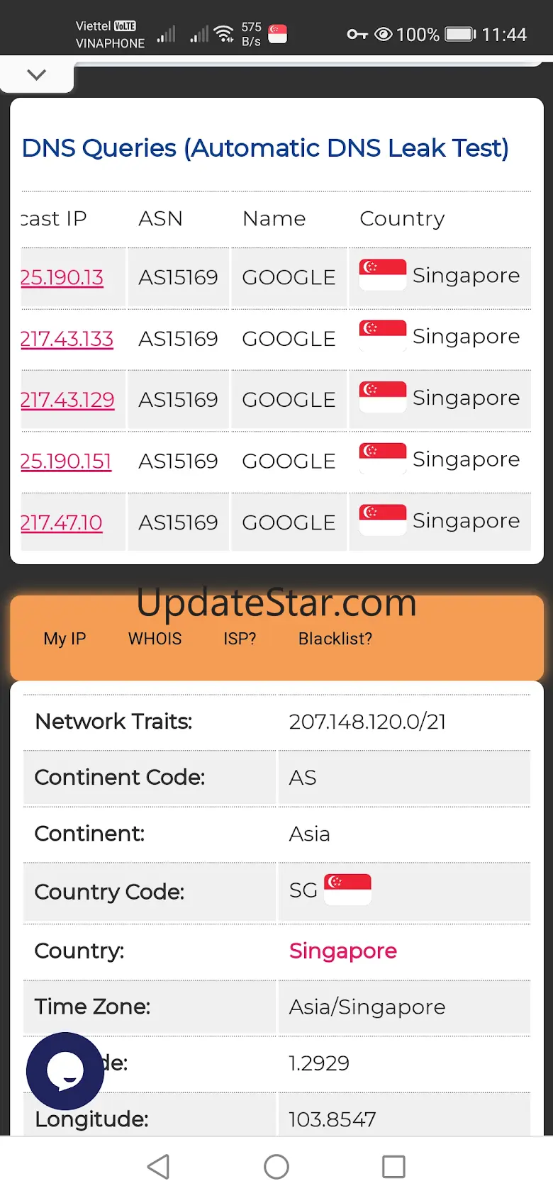 Singapore VPN - SG VPN 1.1.12