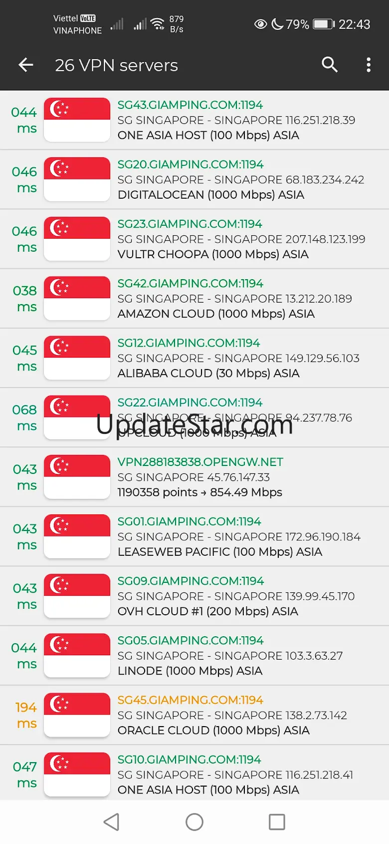 Singapore VPN - SG VPN 1.1.12