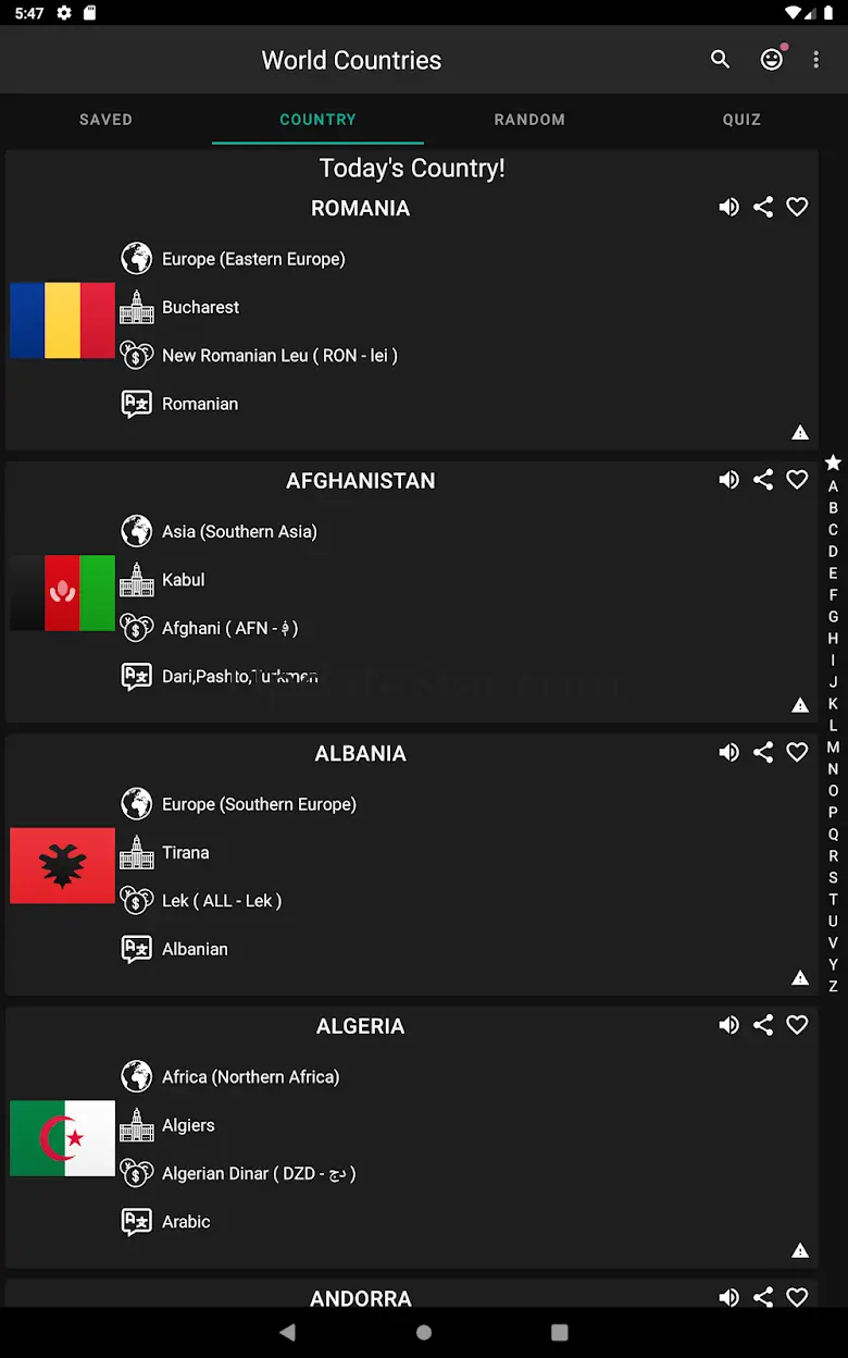 Country Capital and Flag Quiz 2.3.5
