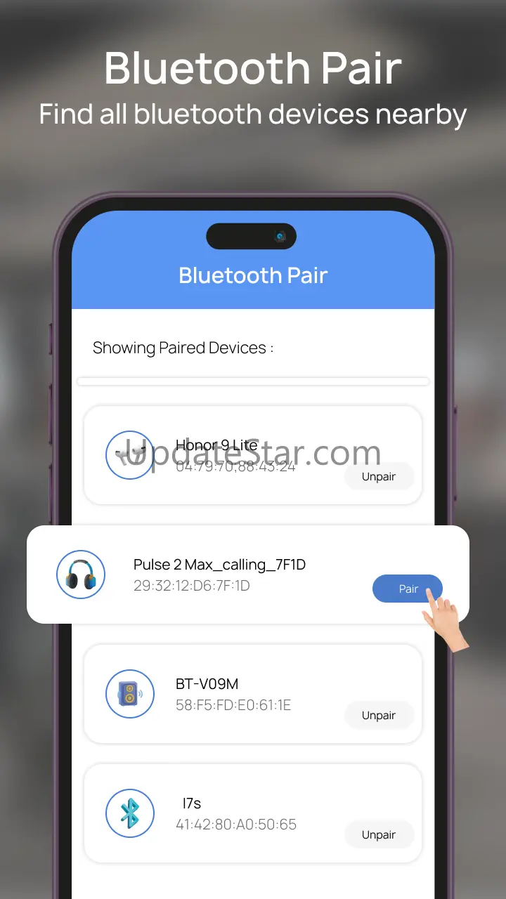 Bluetooth Pair: Find Bluetooth 17.0