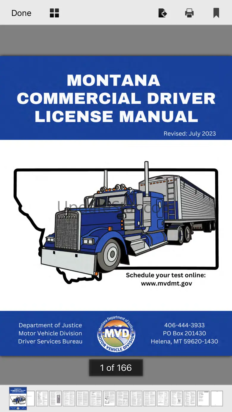 Montana CDL Test Prep 6.1