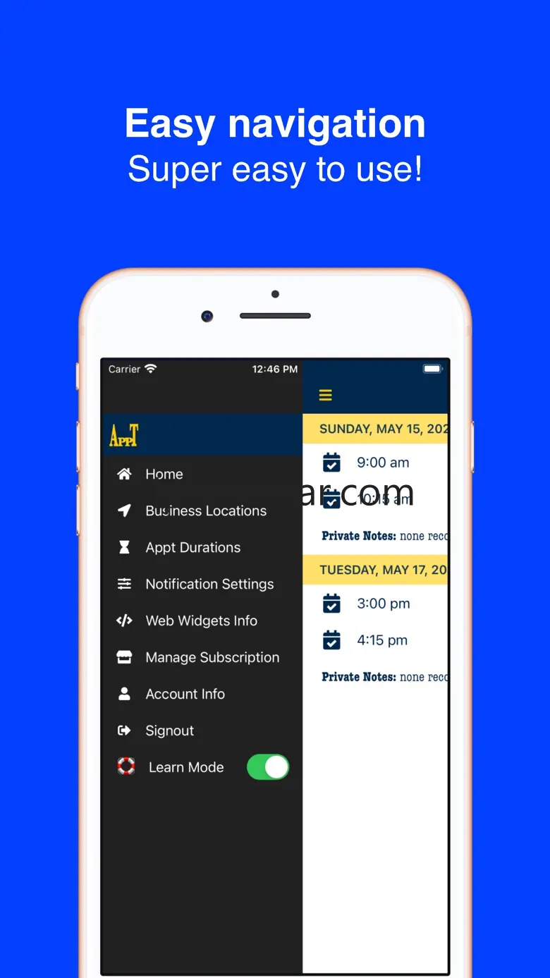 AppT - Appointments on the go 1.2