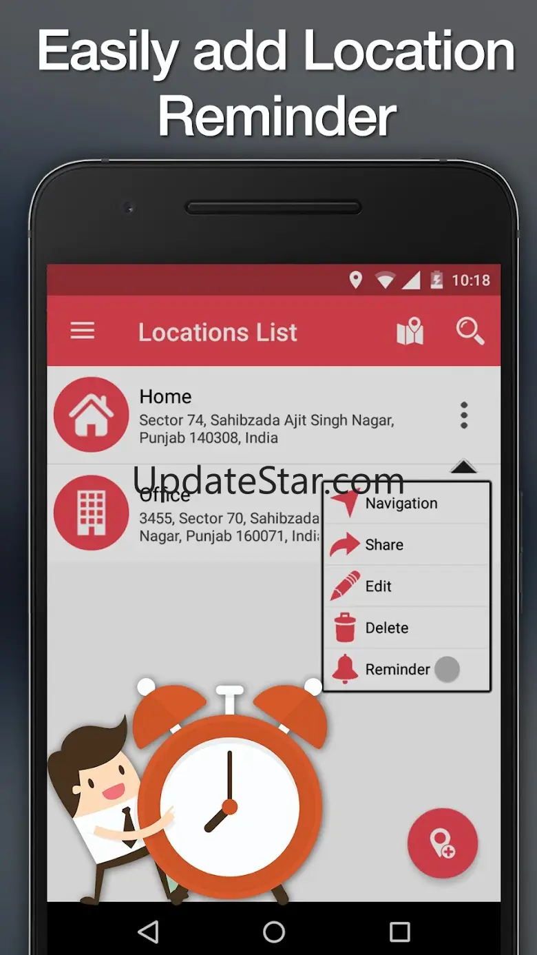 Pin Locations - Save, Navigate 1.16