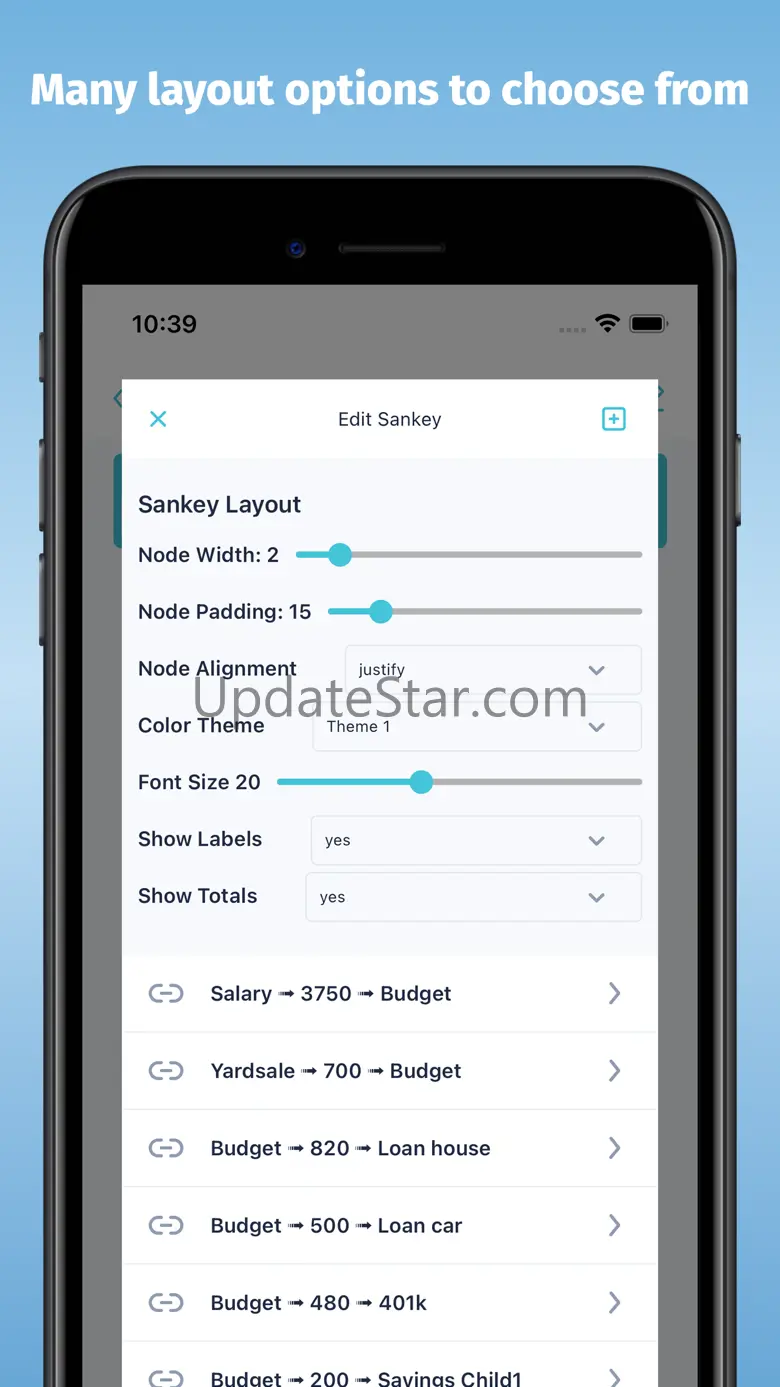 Sankey Finance Diagrams 1.10