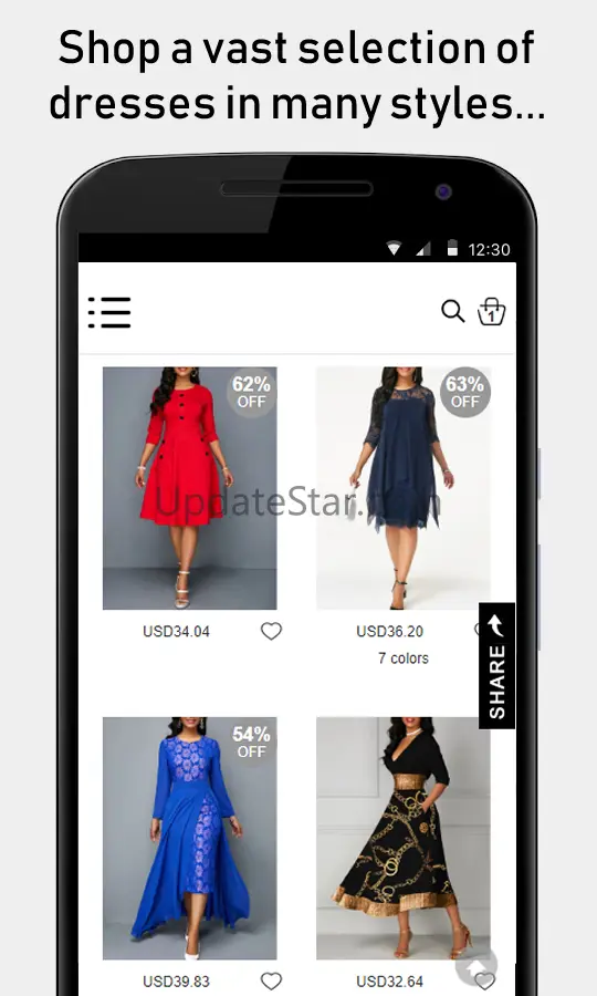 Sale for RoseWe 7.5.0