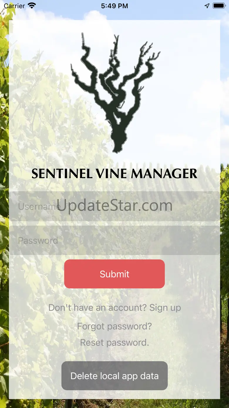 Sentinel Vine Manager 1.2.15