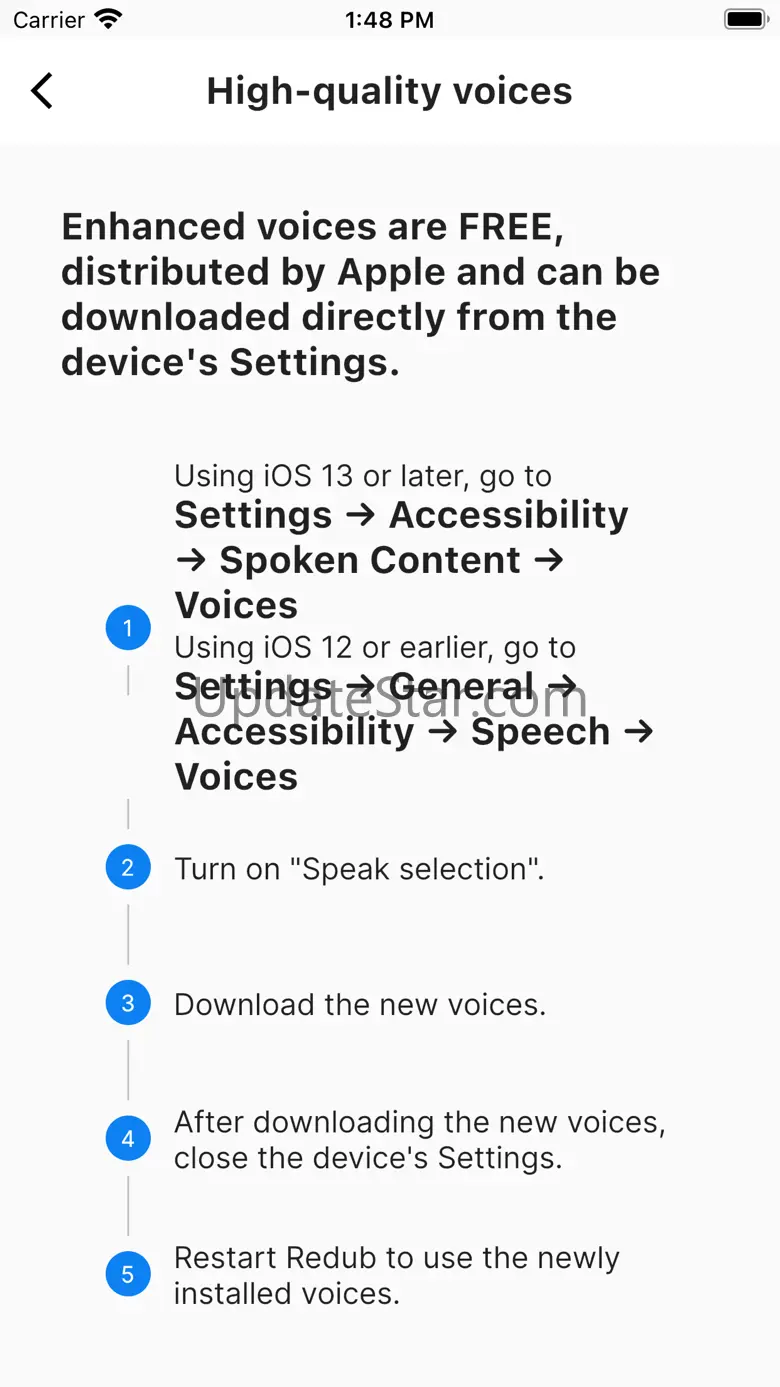 Redub TTS Text to Voice Reader 1.8.1
