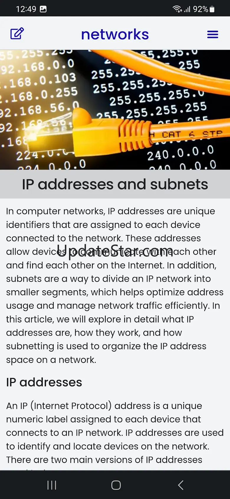 Computer Networks Course 1.0