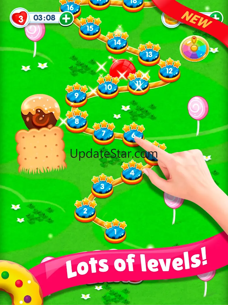 Sweet Sugar Match 3 Candy Game 2.1